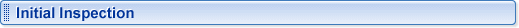 Initial Inspection